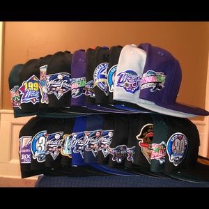 fitteds with colored brims